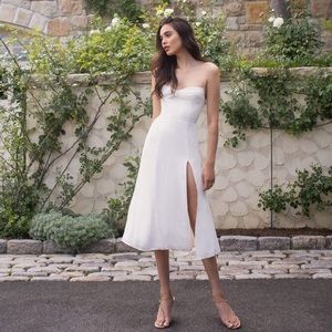 SOLD Reformation Juliette dress in ivory